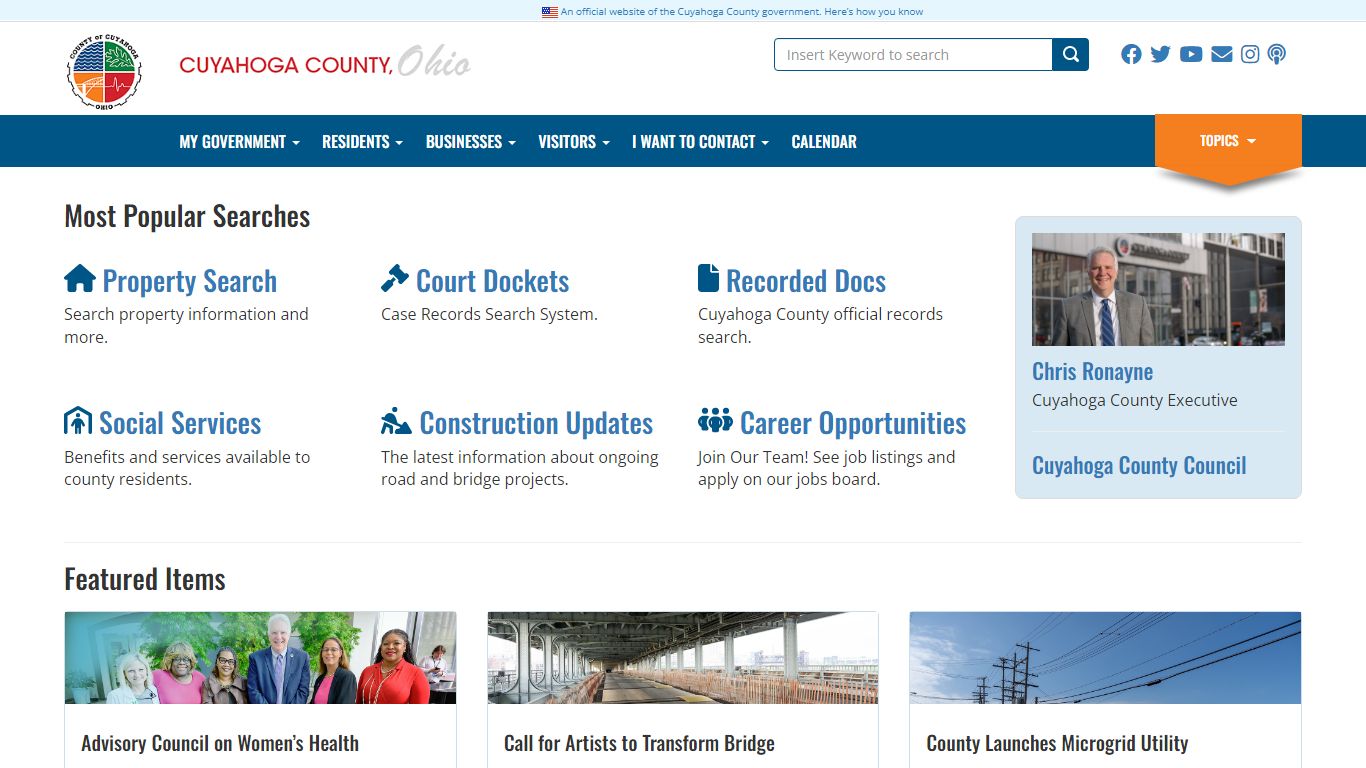 The Official Government Website of Cuyahoga County